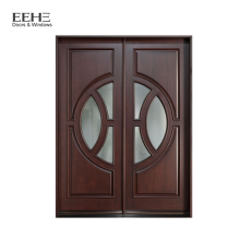 Main Entrance Modern Plywood Safety Laminated Wooden Door Design